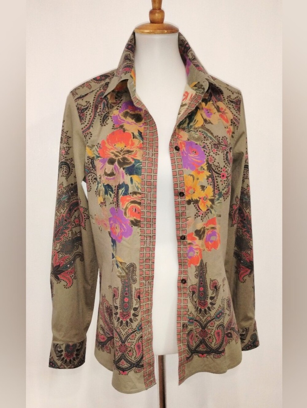 ETRO PAISLEY COTTON BLOUSE - Picture 7 of 13